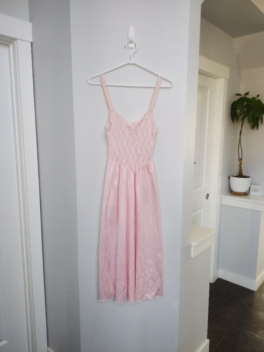 VINTAGE ballet style with lace bodice nightie